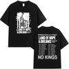 Bruce Springsteen Land of Hope & Dreams Tour 2026 Print T Shirts Unisex Rock Band Hip Hop Short Sleeve Cotton T-shirt Streetwear