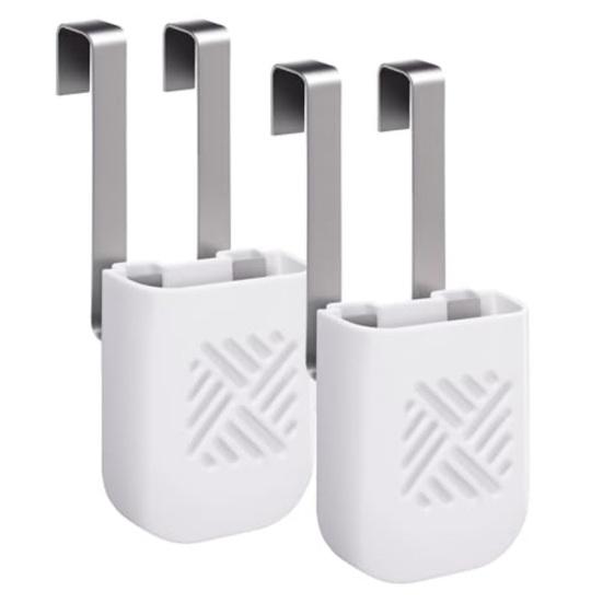 Toilet Tank Tablet Holder with Hook Prevents Residue & Pollution In Water Tank Tablet Rack Easy Install Rust-Resistant Cleaner Rack