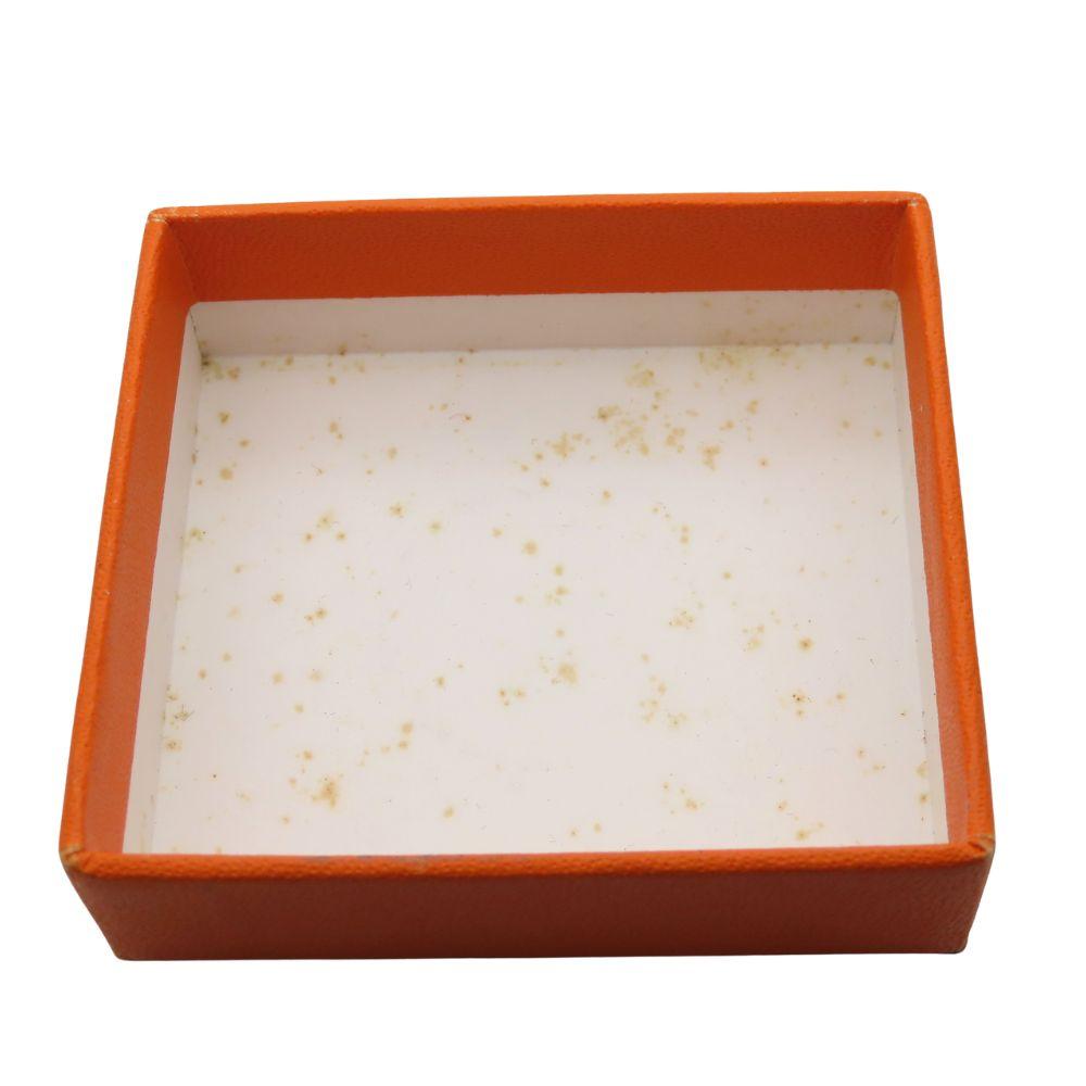 Used HERMES Scarf Ring Legato ChÃ©ne Dunkel Metal 12.1g Silver Accessories