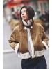 2025 Retro Women's Double-Sided Jacket with Middle Zipper - European & American Style