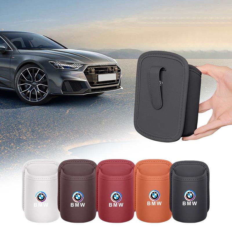 GFOU9 Car Styling Water Cup Holder Hanging Storage Box Accessories For BMW 50th X1 X3 X5 X4 X6 E46 G20 G32 G11 G12 F30 F20 F10 E90 E60