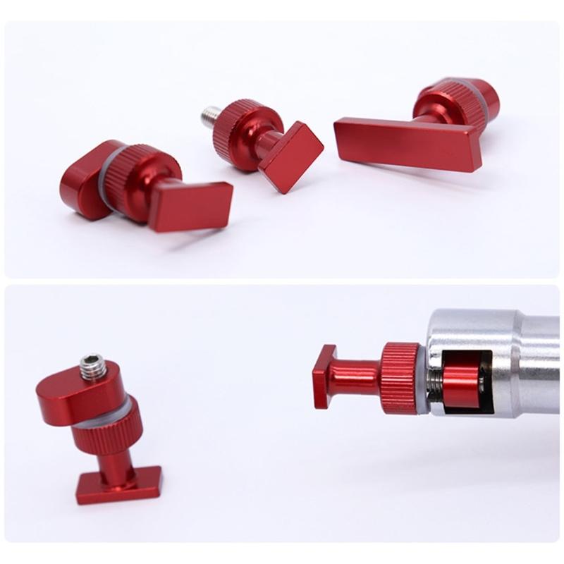 3Pcs Automotive Dent Repair Tool Gasket Lockable Puller Aluminum Drawing Plate Dent Repair Parts Reusable Puller