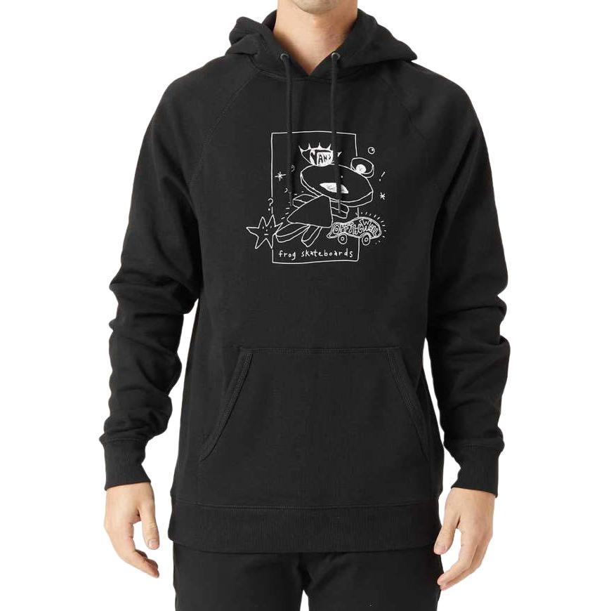 Vans Sweatshirts Men's Black Hooded Non Detachable Moderate Straight Fit VN0A49SNZ63