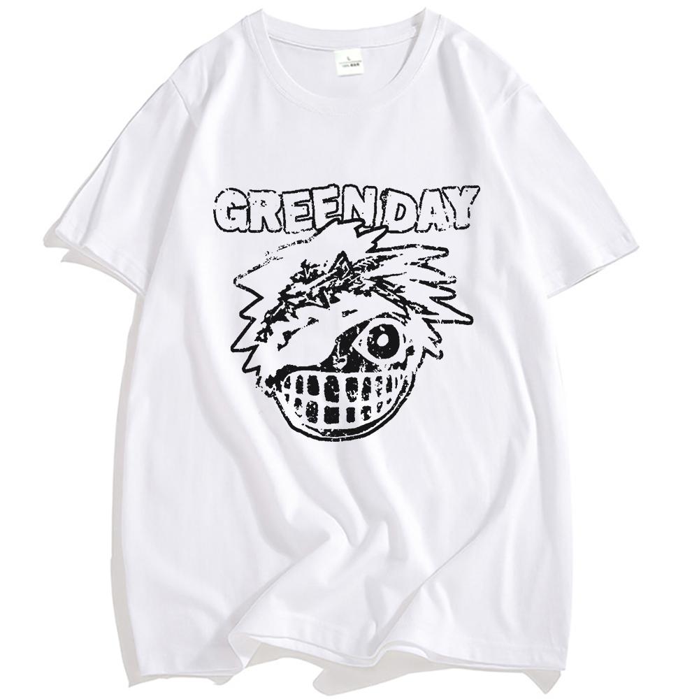 Bastard De Luxe Tee Green Day Rock Band Grunge T-shirt Short Sleeve Cotton Male Tshirts Unisex Streetwear Hip Hop Print Clothing