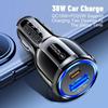 2 in 1 USB Car Charger Adapter Multiple USB Splitter with QC3.0 PD20W Fast Car Charger for Mobile Phone Laptop Car