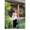 2025 Elegant Miyake Sleeveless Top & Pleated Tassel Midi Skirt Set for Women