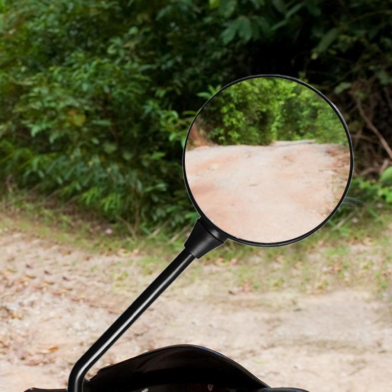 Motorcycle Rearview Mirrors 2PCS Safety Rear View Mirrors For Dirt Bikes Side Mirrors With Clear Vision Motorbike Mirrors For