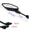 2Pcs/Pair Universal 8mm 10mm Motorcycle Rearview Mirrors for Scooter E-Bike - Convex Back Side Mirror for Electromobile