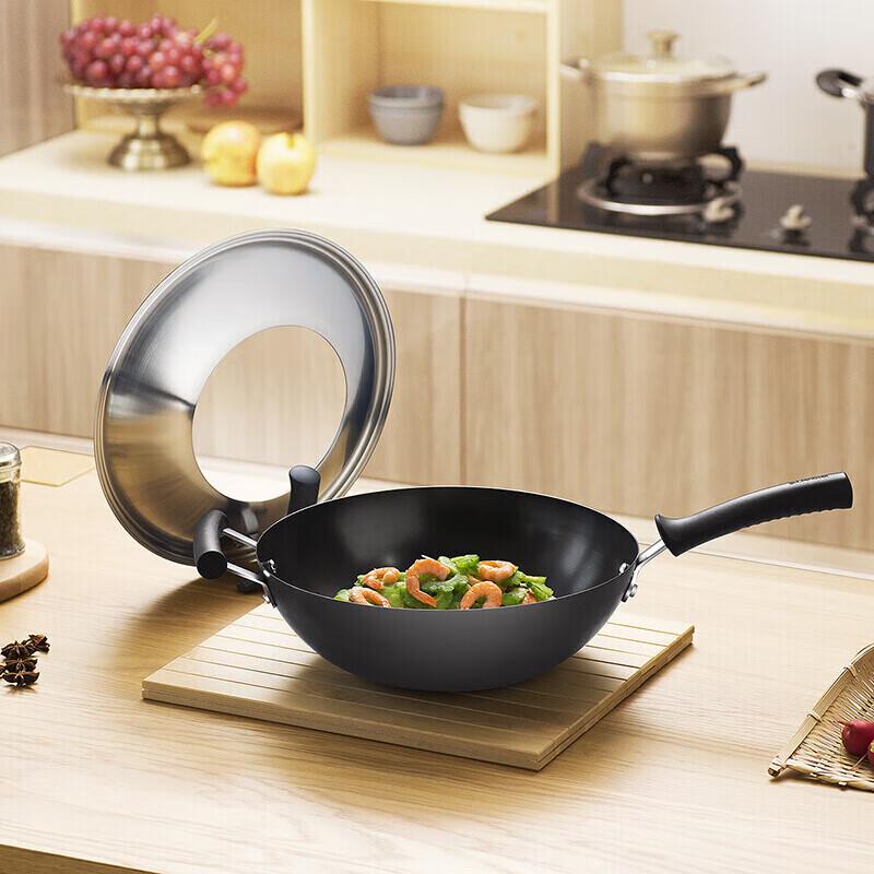 Supor Fine Iron Rust-Resistant Wok