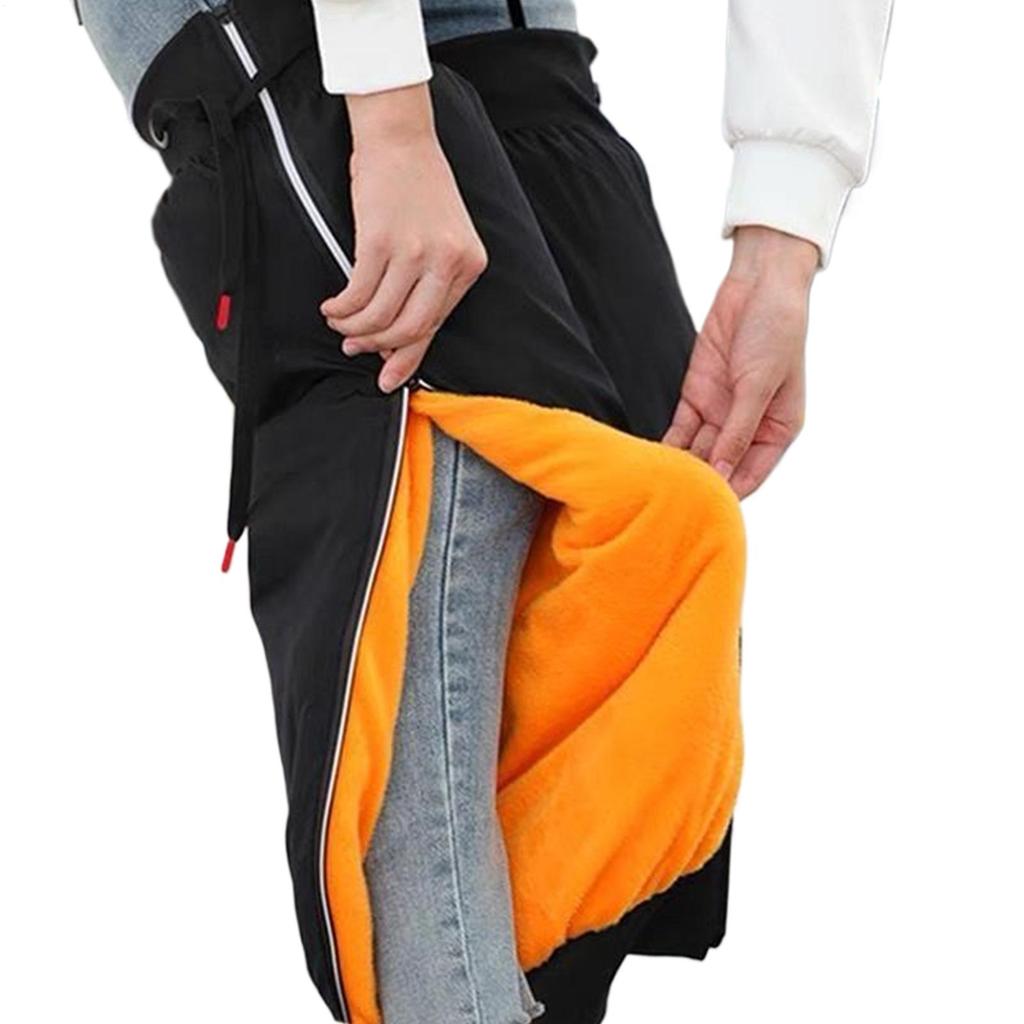 Motorcycle Windproof Knee And Leg Protectors Scooter Knee Protector Cover Thicken Fleece Electric Scooter Knee Guard Leg Cover