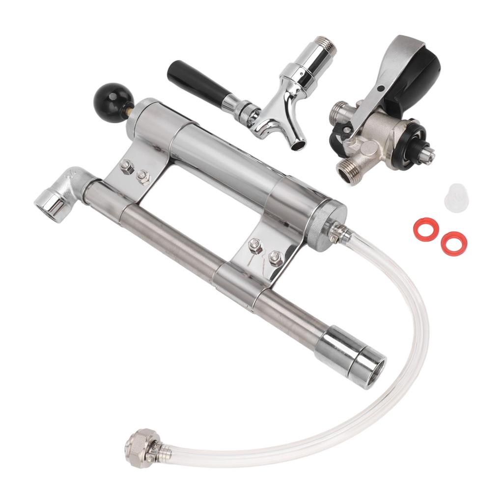 8in Keg Party Pump Beer Keg Tap Keg Hand Pump 8in Picnic Pump with Beer Faucet Draft Beer Party