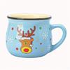 Ceramic Christmas Mousse Mug Cartoon Santa Cup Coffee Cup For Office Home Baking Dessert Breakfast Milk Mug For Kids Xmas Gift
