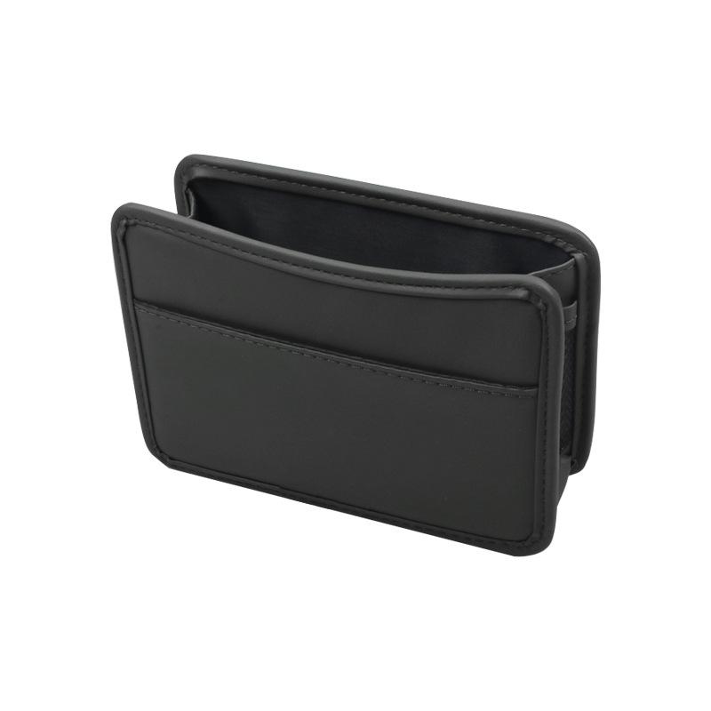Car Trash Can 2-in-1 Door Seat Back Hanging Car Storage Leather Storage Box Multifunctional Door Storage Barrel Car Accessories