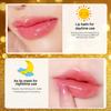 Lippenbalsam mit Farbwechsel und Blütenblatt-Goldfolie, lang anhaltende Feuchtigkeitsversorgung, verblasst nicht so leicht, temperaturempfindlicher, farbwechselnder Lippenstift, 3 Farben