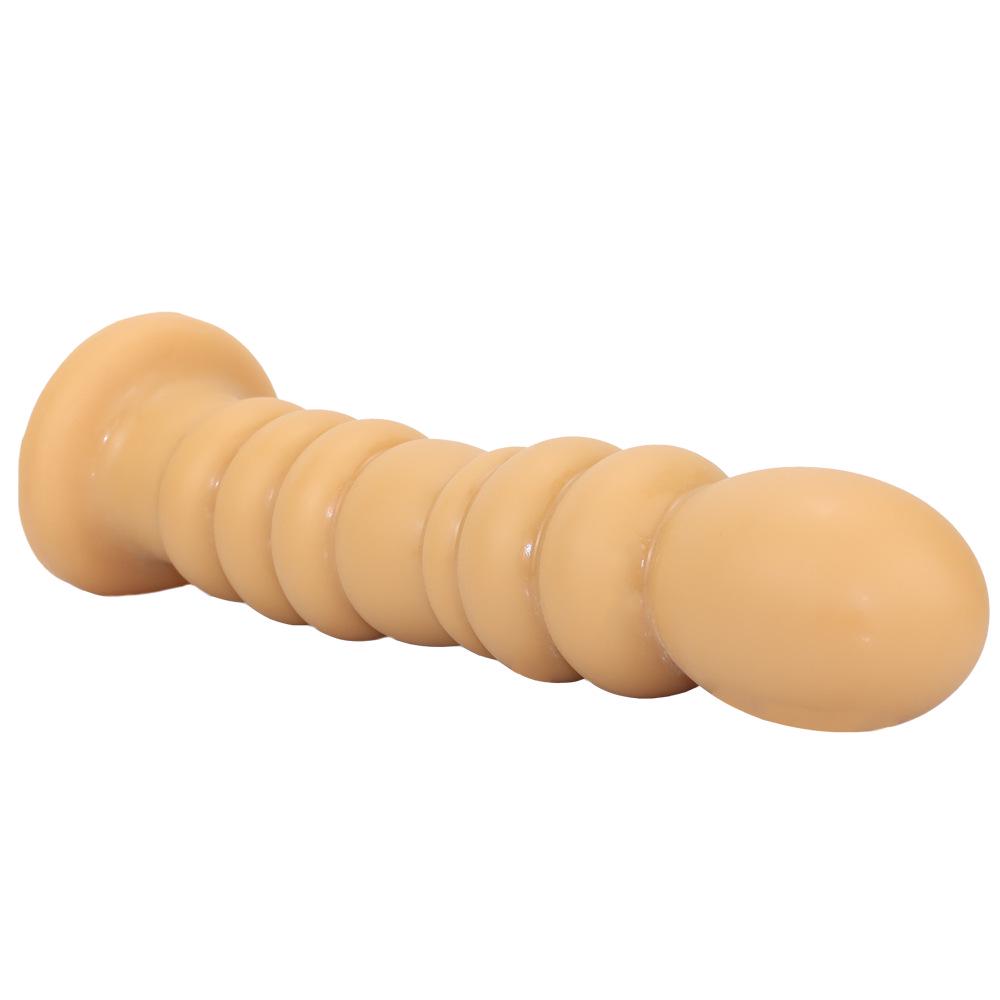 37x7cm Bardzo Duże Gwintowane Koraliki Analne i Dilator dla Mężczyzn i Kobiet