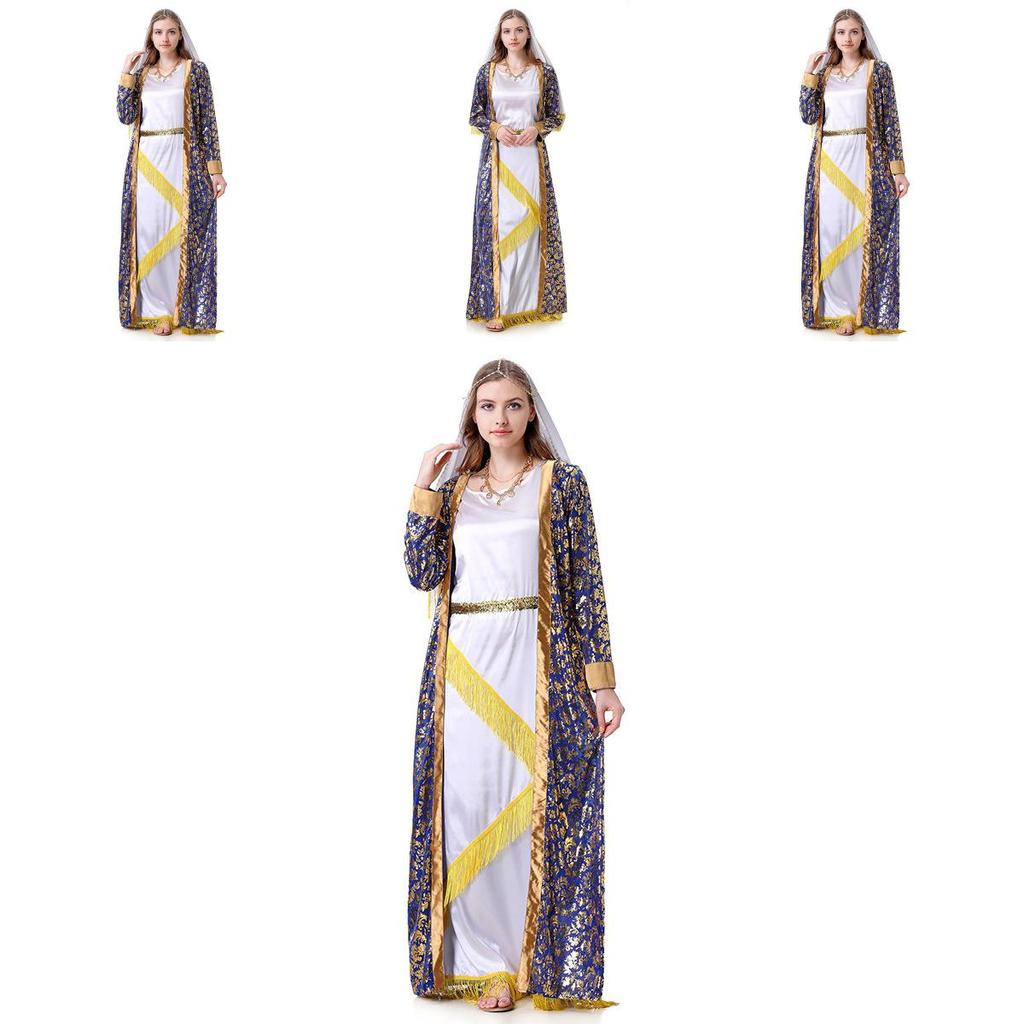 Dubai Fashion Long Dress Halloween Cosplay With Polyester Material For Adults