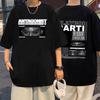Rapper Playboi Carti Antagonist Album Grafik T-Shirts Tour Konzert Opium Fans T-Shirt Herren Hip Hop Oversized T-Shirt