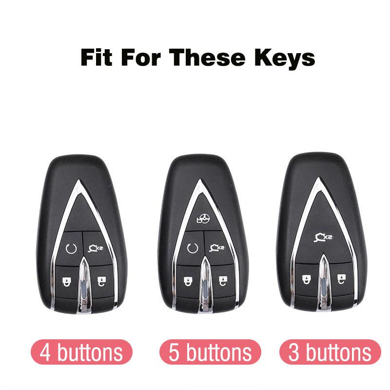 Carbon Fiber ABS Car Key Case Cover Shell for Changan UNIT UNIK CS35PLUS CS55 PLUS CS75 PLUS Oshan X7 X5 Car Accessories