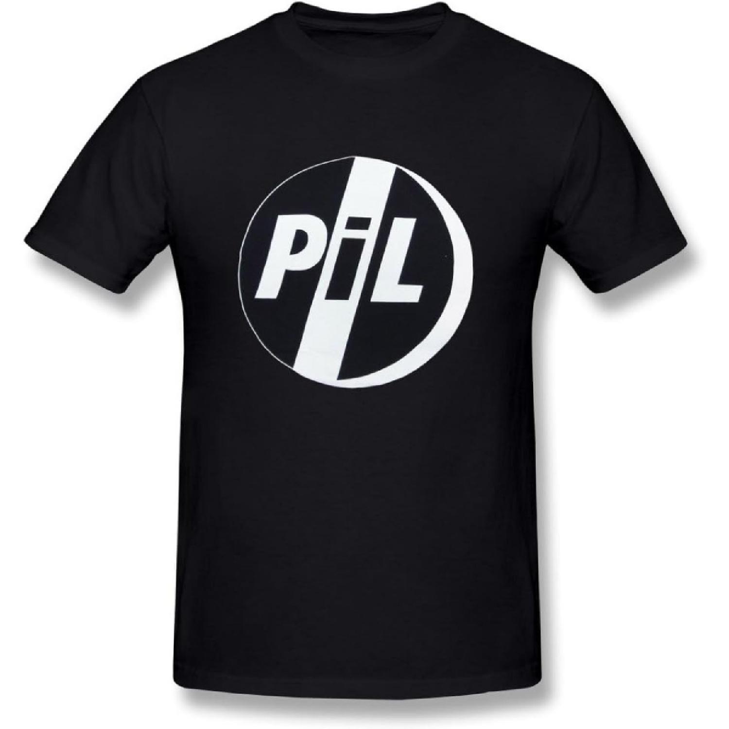 

SFMY Men s Pil Public Image White Logo T-Shirts S чёрный