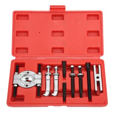 9 pezzi Set di estrattori separatori per cuscinetti Kit di utensili per la rimozione di cuscinetti portatili Splitter per cuscinetti in metallo