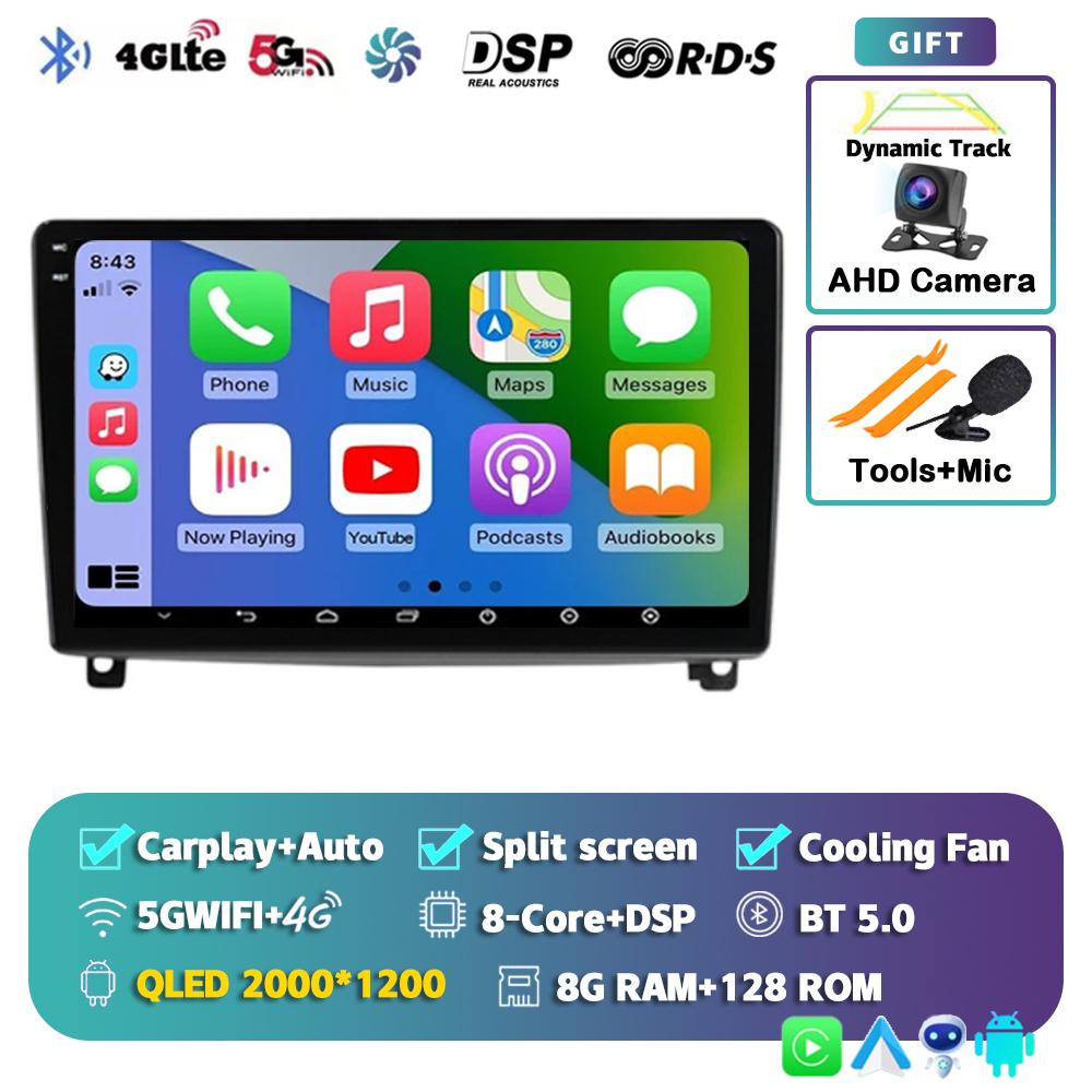 Android 14 Carplay Auto For Peugeot 407 1 2004-2011 Car Radio Multimedia Video Player Monitor Navigation GPS Autoradio Stereo BT