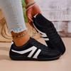 Women'S Street Cleats 2-Sxk Friends Sneaker Women'S Flat Leather Lace Up Casual Shoes Stylish Running Shoes With Shoes For Woman