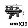 Military Building Blocks MOC Star Movie Characters Solider Figures War Mini Bricks Weapons Accessories Guns Cloak Axe Armor