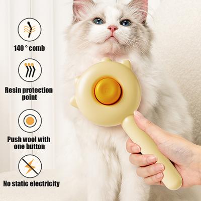 Spazzola per capelli lunga e corta per gatti Forma di artiglio di gatto Spazzola per toelettatura in lana per animali domestici per cani Rimozione di massaggio Capelli Gattino Toelettatura Scratcher per pulizia