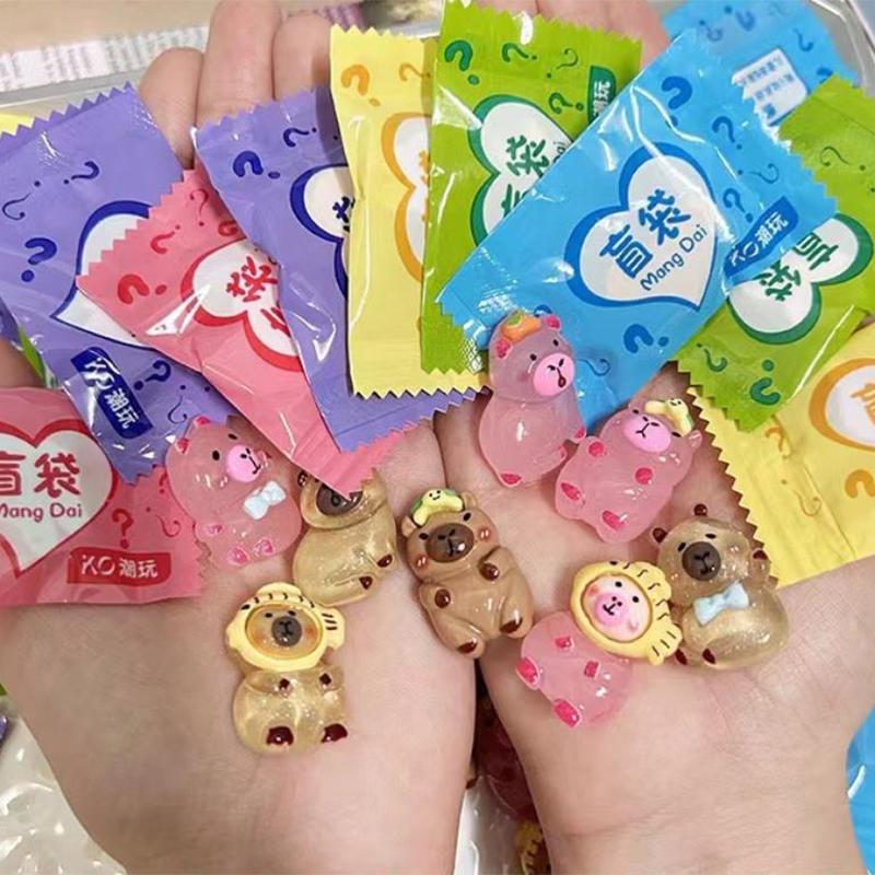 20 Adet Kapibara Rastgele Paket Hayvanlar Modeli Mini Kapibare Aksiyon Figürleri Heykelcik Ev Dekorasyonu Çocuk Hediyesi