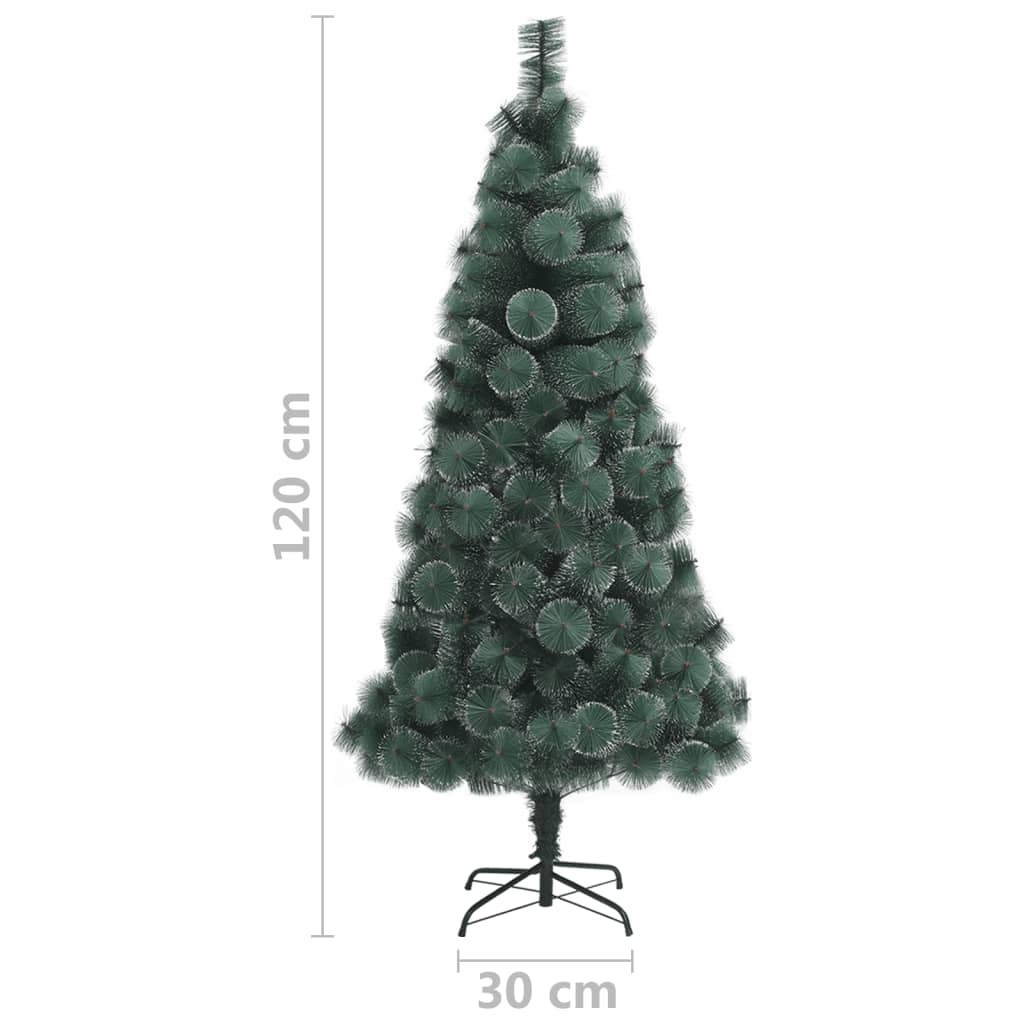 Vidaxl Sztuczna Choinka Ze Stojakiem, Zielona, 120 Cm, Pet