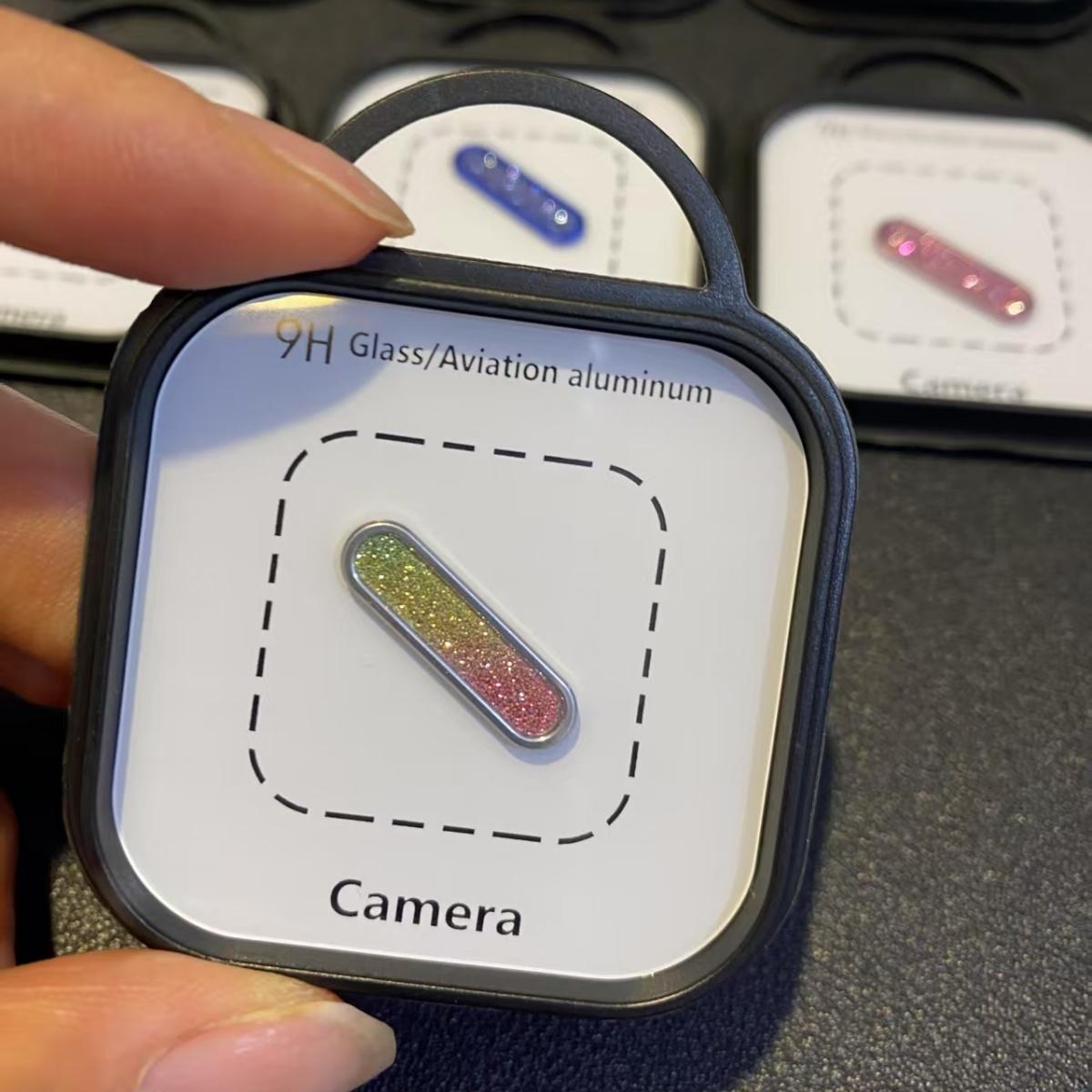 

Shiny Glitter Camera Control Button Protection Film For For Iphone 16 16Plus 16Pro 16ProMax Solid Color Glass Anti-scratch Sticker iPhone 16 Pro Max