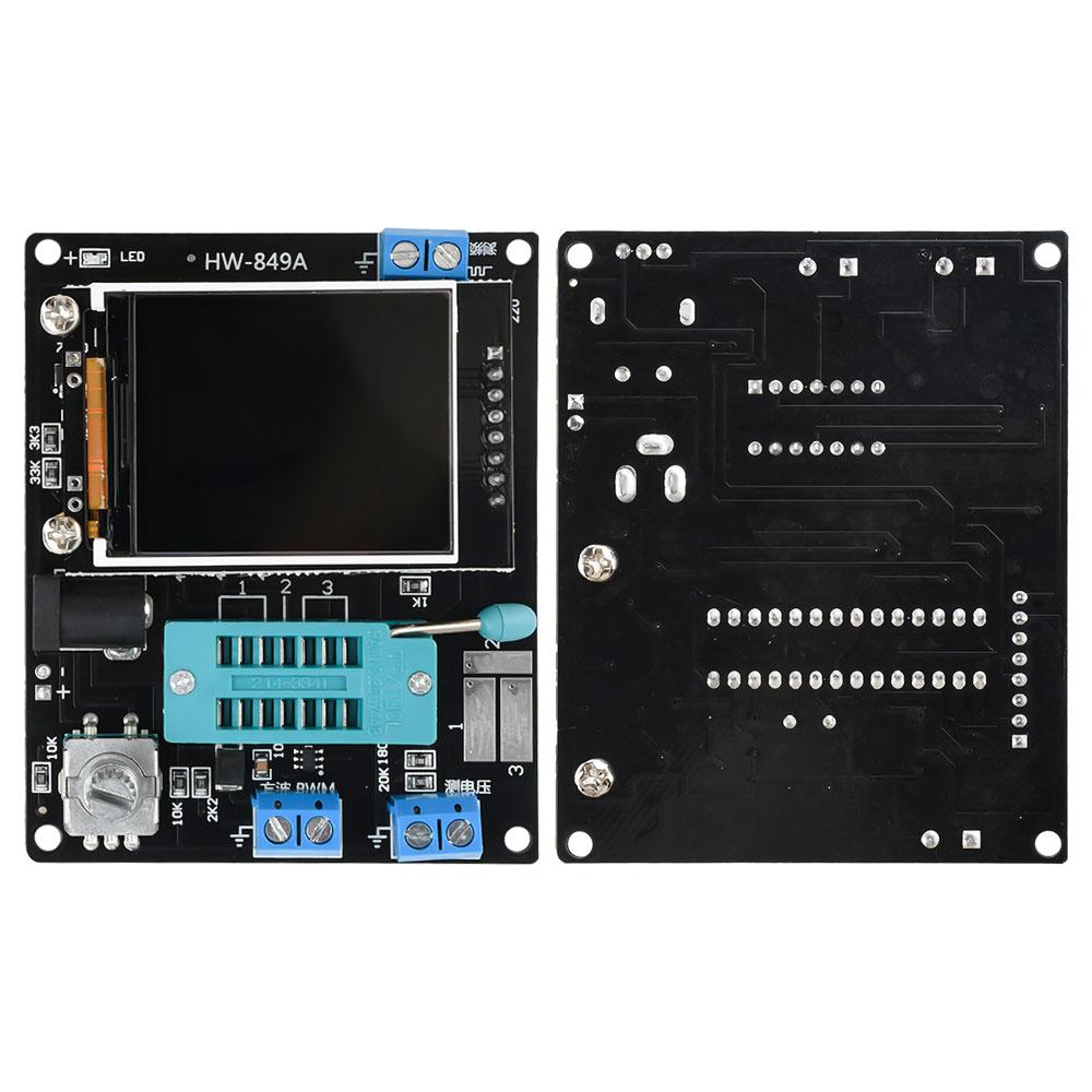 GM328A Transistor Tester Resistance Meter Inductance Meter Capacitance Meter ESR Meter English Version Green Display