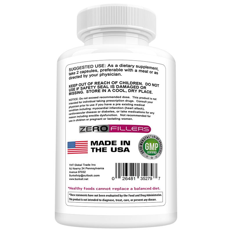 Bunkell DIM Supplement, 150mg Diindolylmethane, 20 Key Herbal Ingredients, Women's Balance, 120 Caps