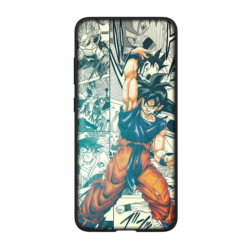 for Samsung Galaxy S25 S24 S23 S22 Ultra FE Plus A17 A37 A57 A56 A55 A06 A16 A15 A36 A26 A35 A05 A25 A54 A34 Phone Case Anime Dragon Ball Goku Cover