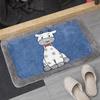 Imitation cashmere bathroom floor mat  absorbent foot mat household quick-drying carpet