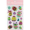 Self-Adhesive Window Stickers Eggs with Decoration - 15 Pcs.