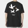 Adidas Originals Peace Dove Print Casual Sports Crew Neck T-Shirt Men Tops Black HZ1148