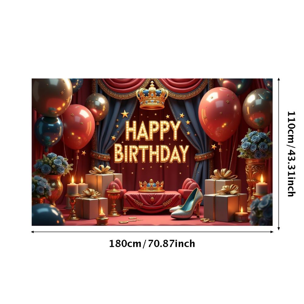 Premium Material Birthday Decoration Party Banner Event Banner for Event Decoration Floral Theme Party Wedding Celebration