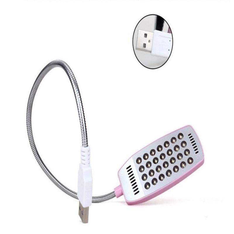Usb Switch Led 28Leds Light 4 Colors Flexible Metal Lamp Tube Book Reading Lights For Notebook Furniture Essentials Super Bright