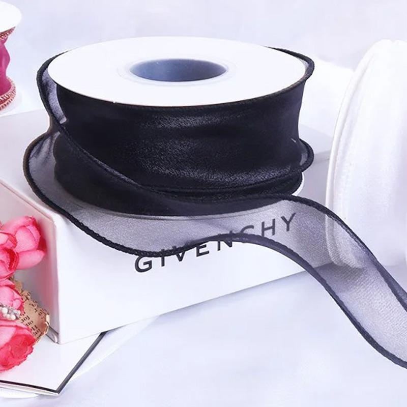 10 Yards Gift Wrapping Elegant Fishtail Yarn Diy Organza Ribbon 4CM