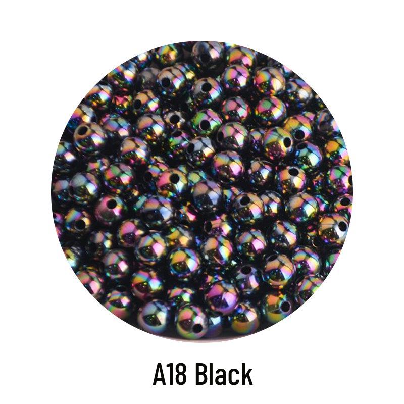 Iridescent AB Color Bubble Beads – Handmade for DIY Bracelets, Wedding Dress Accessories, and Imitation Pearls