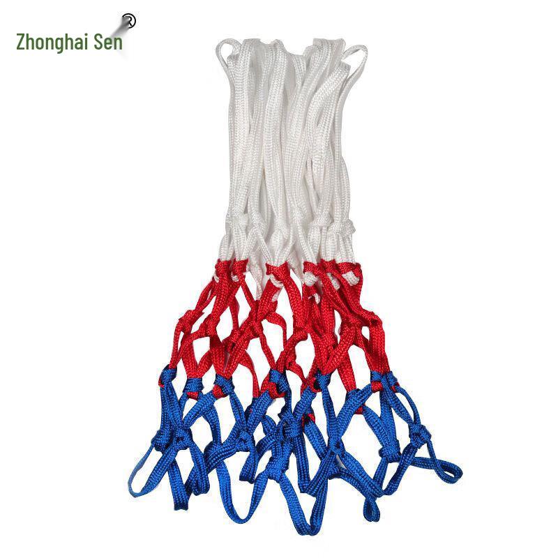 Professional Durable Three-Color Basketball Net