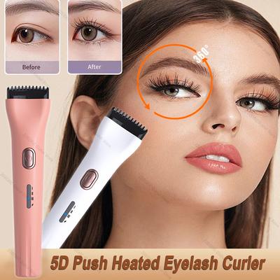 5D Push Beheizte Wimpernzange 3 Modi Elektrische Wimpern Wimperntransplantation Langlebiges Make-Up-Tool Hot Viewer Make-Up-Tools