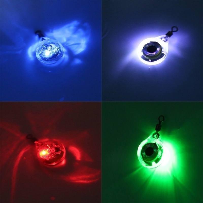 Rybářská světla Noční Fluorescenční Světélkující LED Podvodní Noční Rybářské Světlo Nástraha pro Přilákání Ryb LE