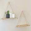Decorative Wooden Hanging Shelves Perfect for Bedrooms and Nurseries