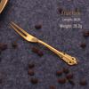 Nordic Court Titanium Gold Tableware Set: 304 Stainless Steel Steak Knife, Fork & Spoon