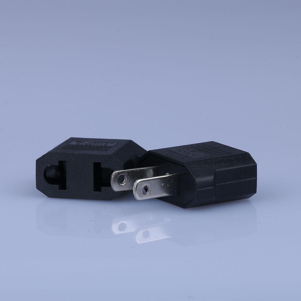 Outlet EU To US European American USA Charger Plug Adapter Jack Converter