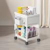 Ruchomy wózek narzędziowy z półką, ruchomy organizer z szufladami i wózek do przechowywania w pokoju dziecięcym, wózek do przechowywania