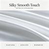 White Cotton Sateen Bedding Set Hotel Style 60S Soft Duvet Cover Sheet All Season