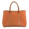 Hermes Gartenparty 36 PM Handtasche Umhängetasche Tragetasche Negonda / Canvas Orange